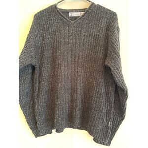 Womens M sweater Black V neck Sweater by Xtremegear tight knit
